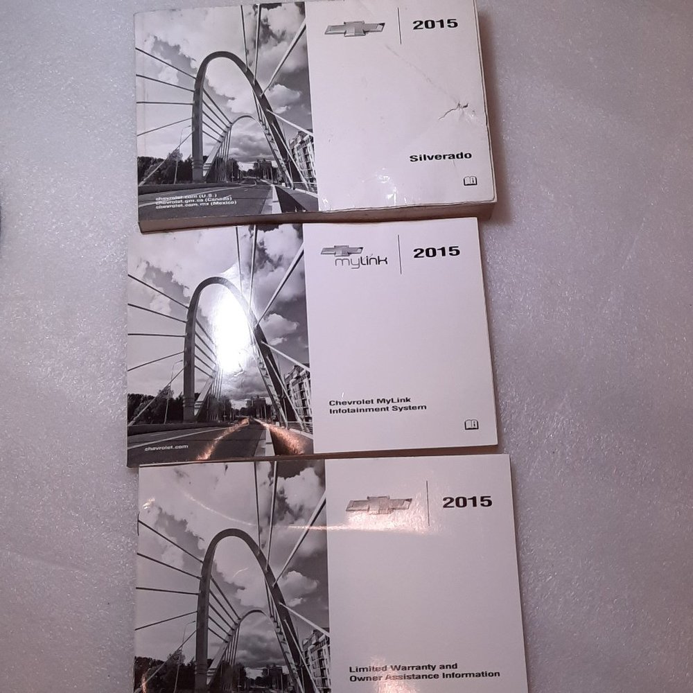 2015 CHEVROLET‎ CHEVY SILVERADO truck OWNERS operators MANUAL set Infotainment